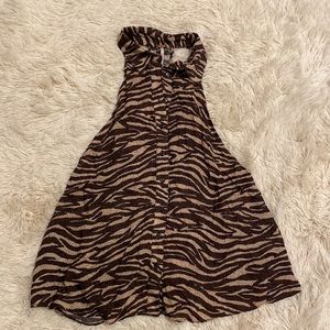 Brand new with tags!!  Zebra print, Free People tank